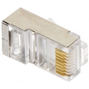 WTYK MODULARNY EKRANOWANY RJ45/53-EKRAN*P10
